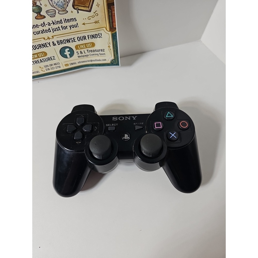 Genuine OEM Sony Playstation 3 PS3 Sixaxis Dualshock 3 Controller β Black